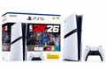 Pack Console PlayStation 5 Sony Édition Standard Slim Blanc et Noir + NBA 2K26